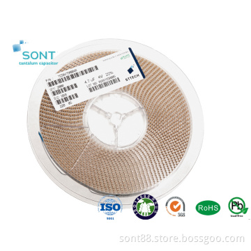 China Brand Tantalm SMD Capacitor (4.7UF 4V A)